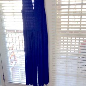 NWT! New York & Company royal purple maxi jumpsuit